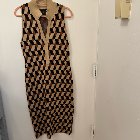 Pattern Sweater Dress - Picture 3 of 4